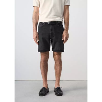Bermuda slim-fit à revers MANGO MAN