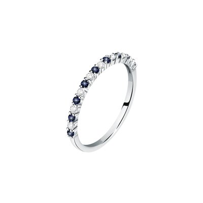 Bague en or blanc 750 Diamants SAGGEZZA BLUESPIRIT