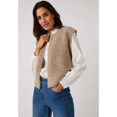 Gilet sans manches maille bouclette DAMART