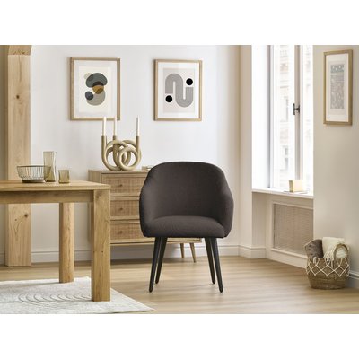 Lot de 2 chaises tissu bouclette, SOPHIE BOBOCHIC