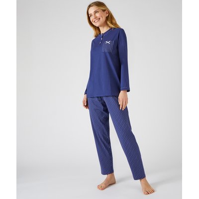 Pyjama maille jersey coton peigné DAMART