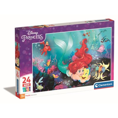 24 pièces maxi - la petite sirène CLEMENTONI