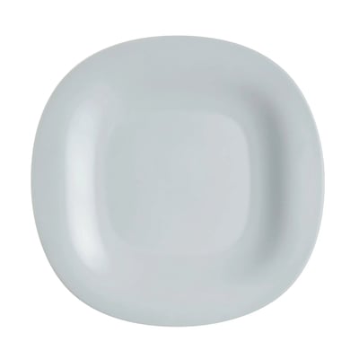6 assiettes grises 29.1x27 cm -CARINE LUMINARC