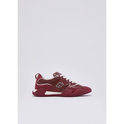 Baskets en nylon et cuir verni LIU JO