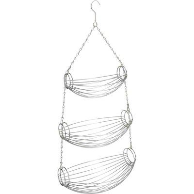 Corbeille à fruits suspendue 3 paniers 72cm WADIGA