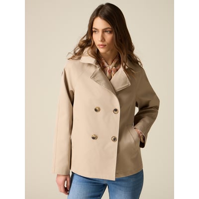 Trench-coat court croisé OLTRE