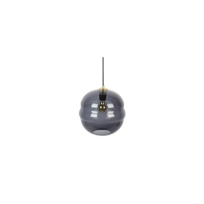 Suspension en verre fumé LAUREN L - BOITE A DESIGN