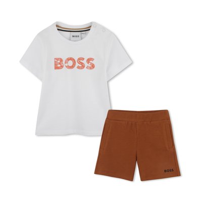 Ensemble T-shirt et bermuda BOSS KIDSWEAR