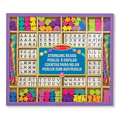 Perles en bois à enfiler MELISSA & DOUG