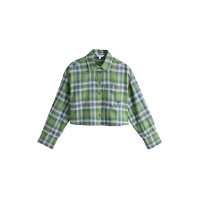 Chemise en flanelle courte avec poche brodée NEXT