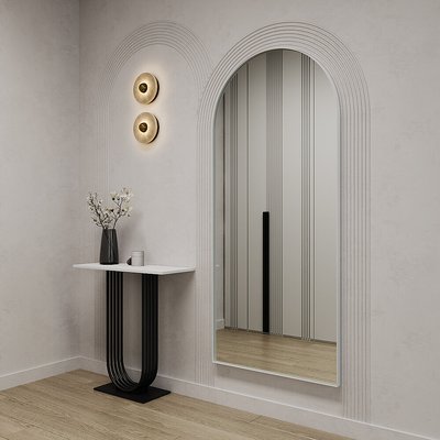 Зеркало большое настенное/напольное в тонкой раме ручной работы, L SO'HOME
