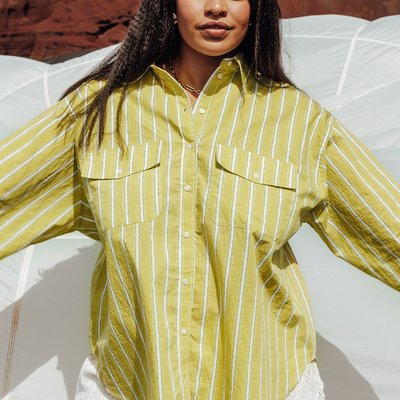 Chemise rayée oversize PROMOD
