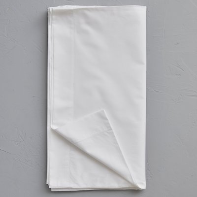 Taie de traversin percale de coton LUMIERE SYLVIE THIRIEZ