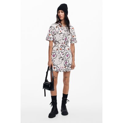 Desigual - Robe à fleurs dessinées DESIGUAL