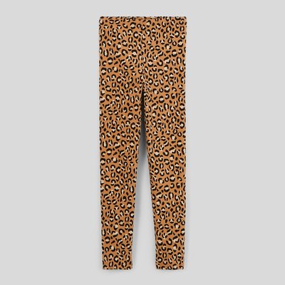 Legging chaud imprimé léopard MONOPRIX