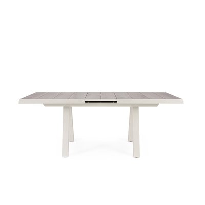 Table de jardin extensible en céramique gris cendré L163/203 - CENITZ HELLIN, DEPUIS 1862