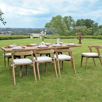 Salon de jardin en teck massif Floreal, 6 places TECK ATTITUDE