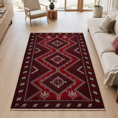 Tapis d'orient, motif oriental, noué à la main en laine, LORI 1 UN AMOUR DE TAPIS