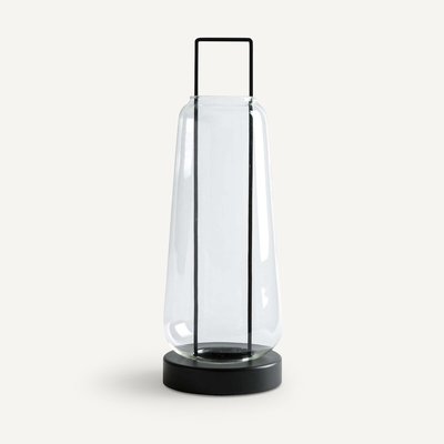 Farol de vidrio y hierro alt. 53 cm, Yoroko AM.PM