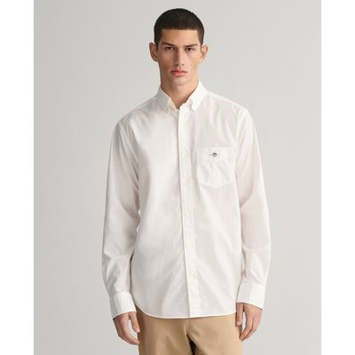 Chemise  droite en popeline unie GANT