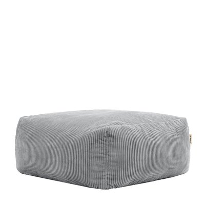 Pouf repose-pieds modulaire en velours côtelé Oeko-Tex® - ZEN ICON