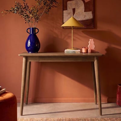 Maltby Mango Wood 1 Drawer Desk SWOON
