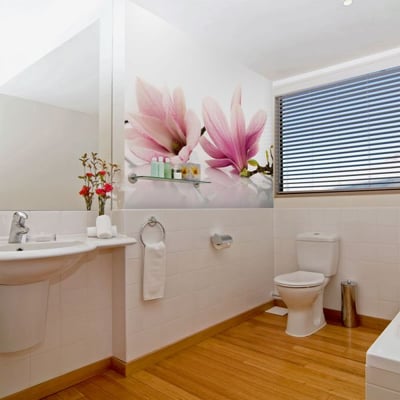 Papier peint intissé panoramique Fleurs Fleur de magnolia EDEN