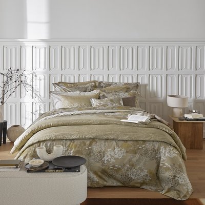 Housse de couette imprimée en satin de coton bio, LANDE ALEXANDRE TURPAULT