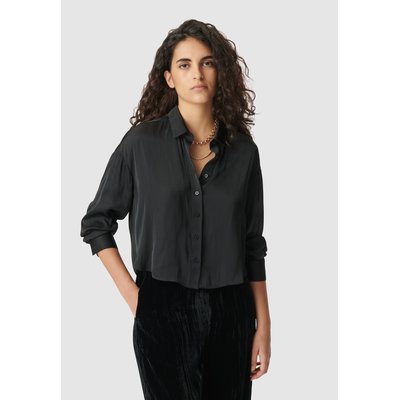 Chemisier Noir Femme Ambigante – Taille 12 (42), Manches Longues, Très Bon état