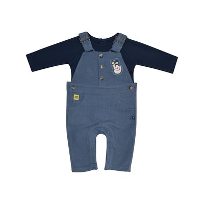 Tshirt salopette marc velours cotele long bebe SUCRE D'ORGE