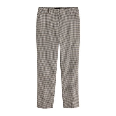 Pantalon slim ajusté à motif pied-de-poule NEXT