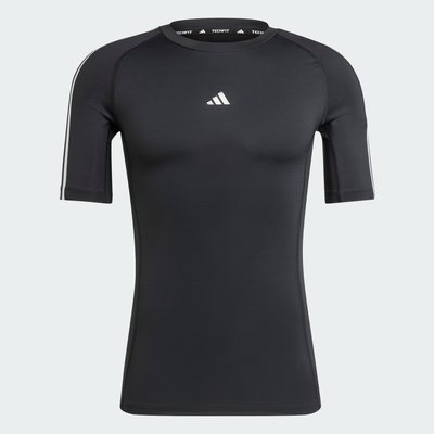 T-shirt de training 3 bandes compression TECHFIT adidas Performance