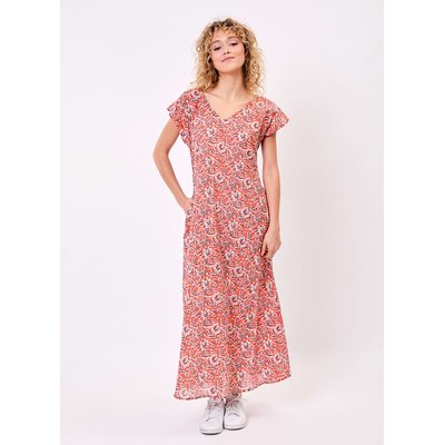 Robe longue voile de coton bio ALAIANE LA FIANCÉE