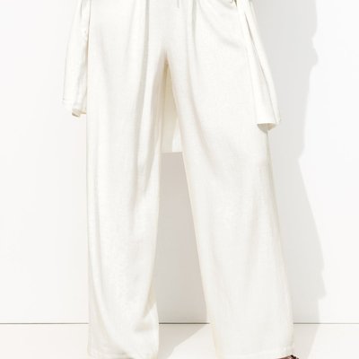 Pantalon large taille haute PROMOD