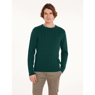 Pull col rond maille structurée TOMMY HILFIGER