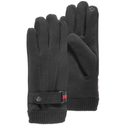 Gants tactiles en tissu microfibre - doublés imitation fourrure ISOTONER