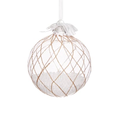 Boule intérieur billes D.10 cm FEERIC LIGHTS & CHRISTMAS