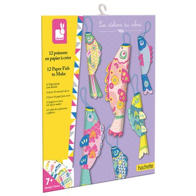 12 Poissons En Papier A Creer JANOD
