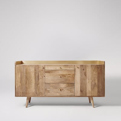 Fresco Mango Wood 2 Door 3 Drawer Sideboard SWOON