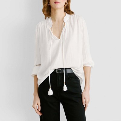 Blouse À Col Mao En Satin PEPE JEANS