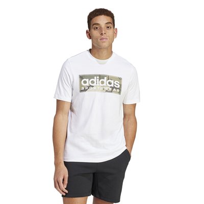 T-Shirt mit Logo in Camouflage-Optik adidas Performance