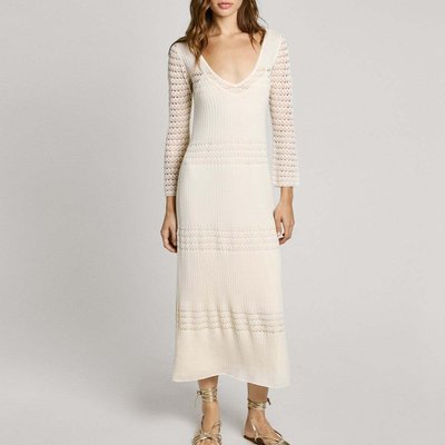 Robe Longue En Maille Pointelle PEPE JEANS