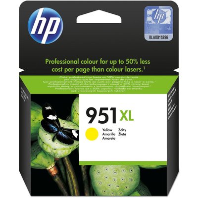 Cartouche d'encre N°951XL Jaune HP