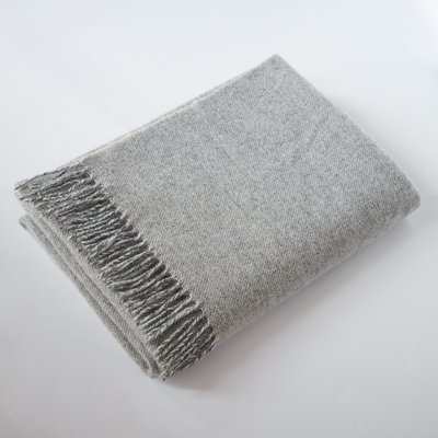 Plaid a franges en laine Martin EDEN
