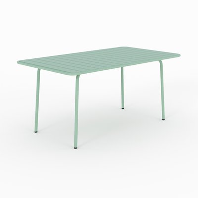 Table de jardin carrée en métal - YUMI RENDEZ-VOUS DÉCO