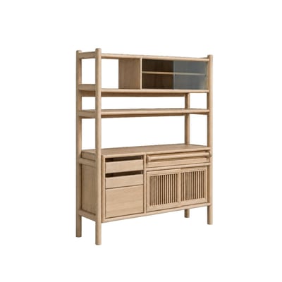 Vaisselier en bois de manguier JUSTINE MADE IN MEUBLES 