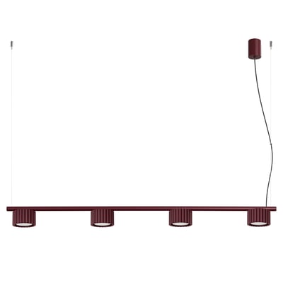 Lustre Aluminium Bordeaux Gx53 4 AURA EDEN