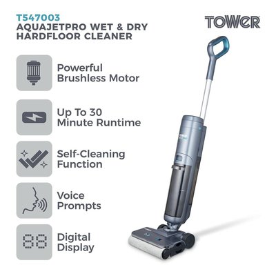 AquavacPro Wet and Dry Hard Floor Cleaner - T547003 TOWER