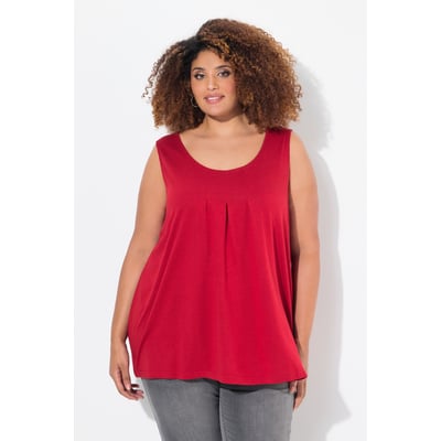Top, plis fantaisie, ligne A, sans manches ULLA POPKEN