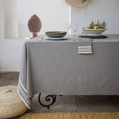Nappe + 10 serviettes coton MAHDIA FEBRONIE